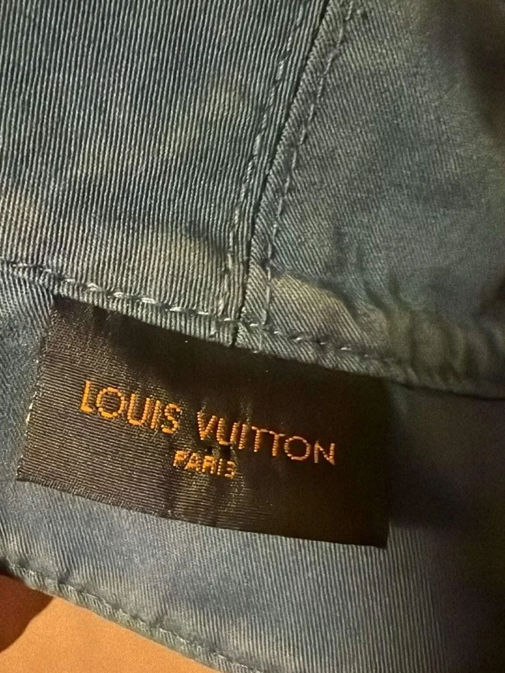 Louis Vuitton Denim Monogram Bucket Hat in Light Blue - Picture 5 of 6